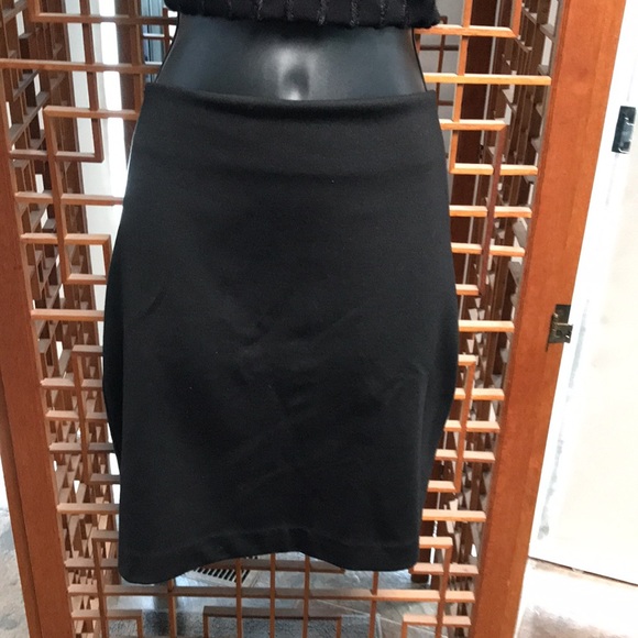 NY & Company size 12 black, stretch, mini skirt - Picture 2 of 6